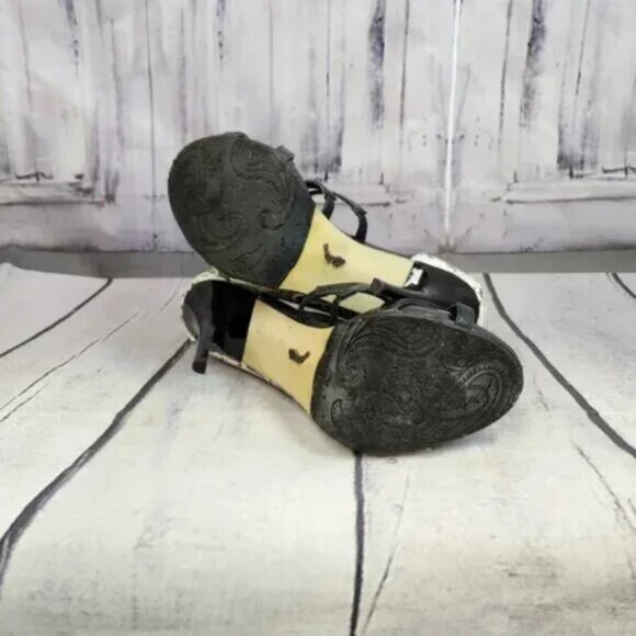 Dollhouse Animal Print Open Toe Heels - Picture 6 of 7